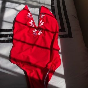 One piece bathing suit